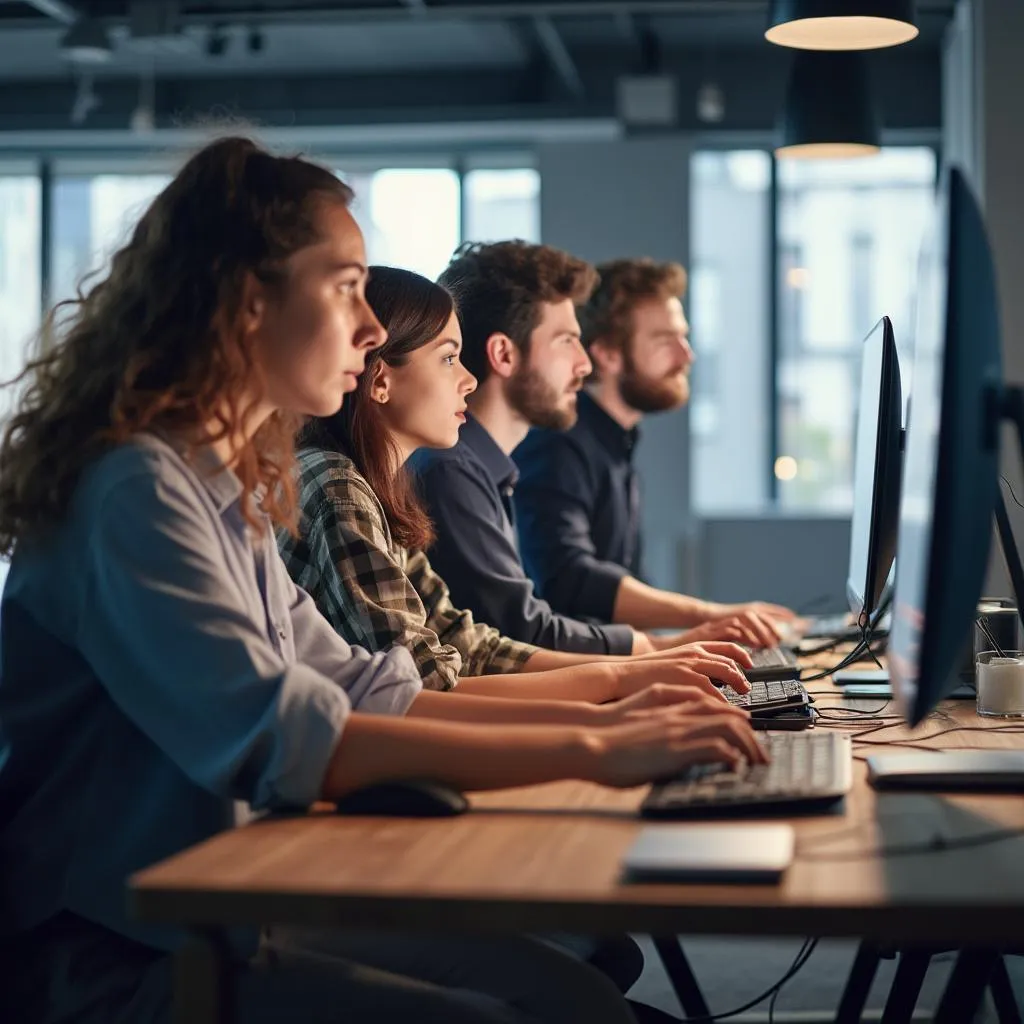 Growing tech startup team
